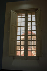 Fototapeta premium Floriana Dome View: St. Publius Church Through Window