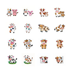 Obraz premium sat cartoon animal 