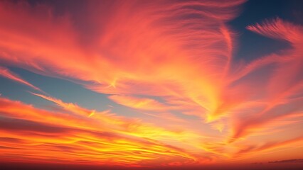 Fototapeta premium fire in the sky