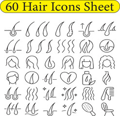 Hair Icons Sheet
