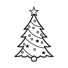 abstract christmas tree