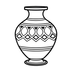 elegant vase decorative pottery home décor art