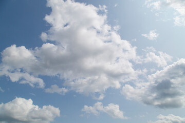Summer storm clouds .Landscape of summer clouds.