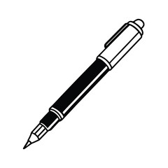 pen isolated on white background