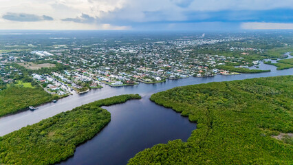 aerial view of Hobe Sound Florida