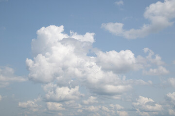 Summer storm clouds .Landscape of summer clouds.