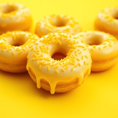 cookies on a white background
