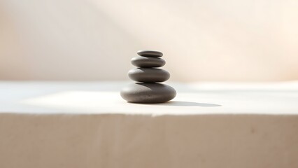 zen stones in the spa