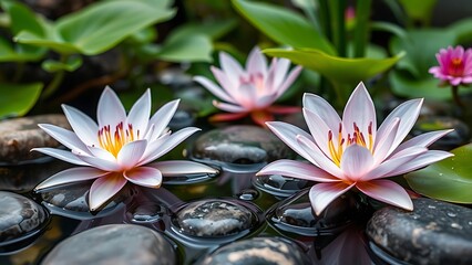 pink lotus flower