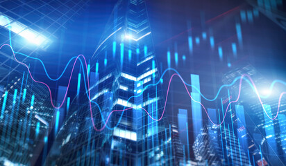 Fototapeta na wymiar Global trade market concept. Investing business and development concept