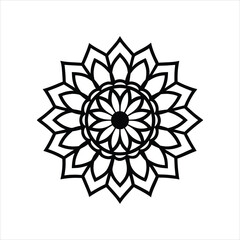  Ethnic Circular Mandala Frame Vector Isolated