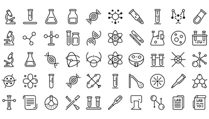 Hand-drawn doodle alphabet and numbers vector icon set for web and business design illustration