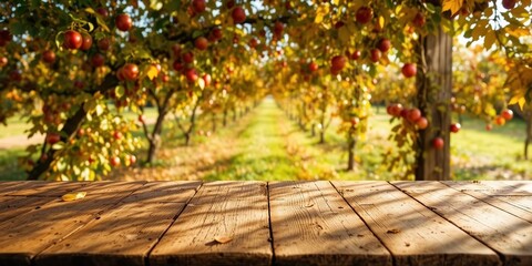 Rustic Apple Orchard Table Display