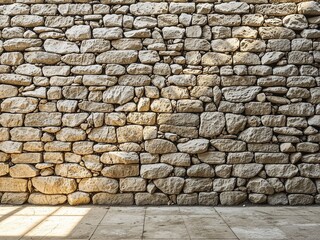 Rustic Stone Wall Texture Background Design