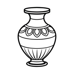 elegant vase decorative pottery home décor art