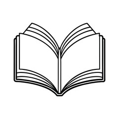 open book vector