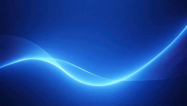 vibrant abstract blue wave background with glowing curved light lines and layered gradient flow, ideal for web design, tech branding, wallpaper, or futuristic print graphic

