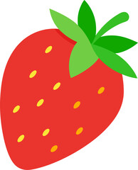 vector illustration of a strawberry