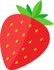 strawberry on a white background