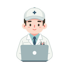 
illustration design of a technician
