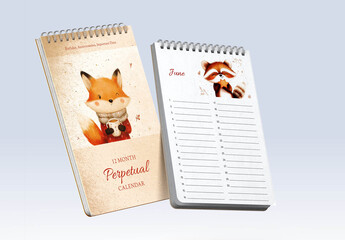 Perpetual Calendar Layout 