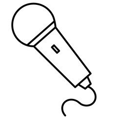 microphone icon vector 