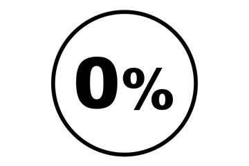 zero percent interest icon png file type transparent background
