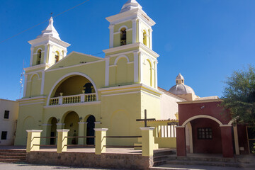 Church Iglesia San Carlos Borromeo in Salta Province, Argentina. It was built in 1801