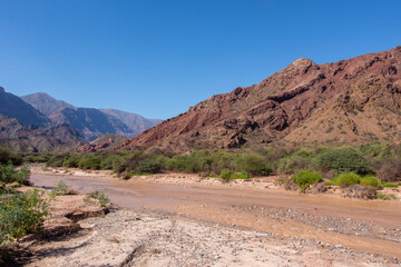 Las Conchas River at Quebrada de las Conchas, Salta, Argentina