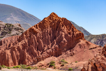 Scenic Trail Behind Cerro de Siete Colores, Purmamarca, Argentina
