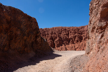 Scenic Trail Behind Cerro de Siete Colores, Purmamarca, Argentina
