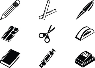 Essential Stationery Supplies Pencils, Pens, Rulers, Scissors and More