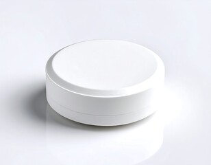 White cosmetic container