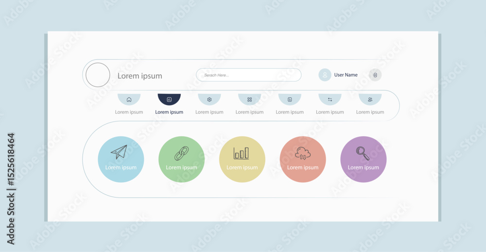 Poster web page design templates. modern vector illustration concepts for website and mobile website develo