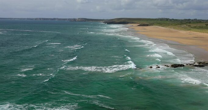les grandes plages de la Presqu'&icirc;le de Crozon en Bretagne