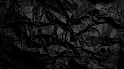 Abstract Texture Background: Dark Wrinkled Plastic Sheet with Water Droplets, Elegant, Modern Design - Powered by Adobe