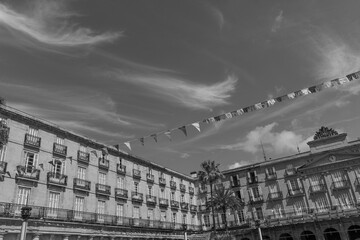 Die stadt Bilbao im spanischen Baskenland