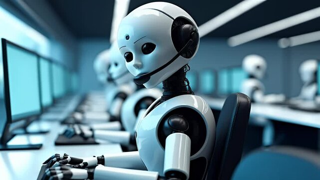 robot call center 
