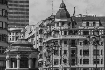 Die stadt Bilbao im spanischen Baskenland