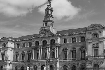 Die stadt Bilbao im spanischen Baskenland