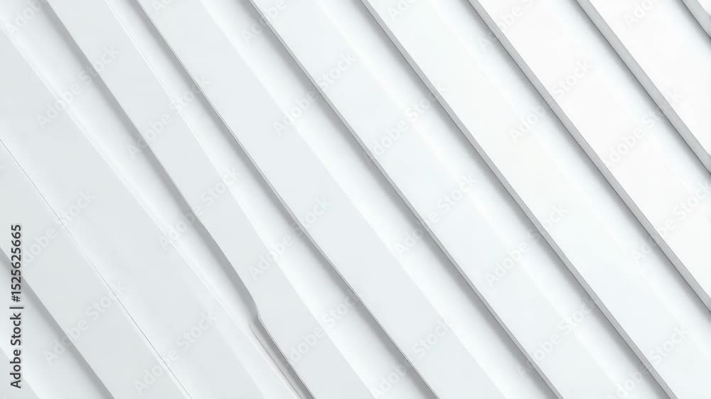 Poster minimalist white abstract architectural detail featuring parallel diagonal geometric shapes and cast