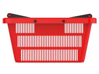 shopping basket market shop isolated in transparend background PNG