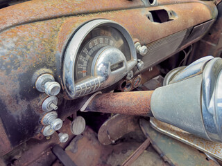 Steering Column And Odometer