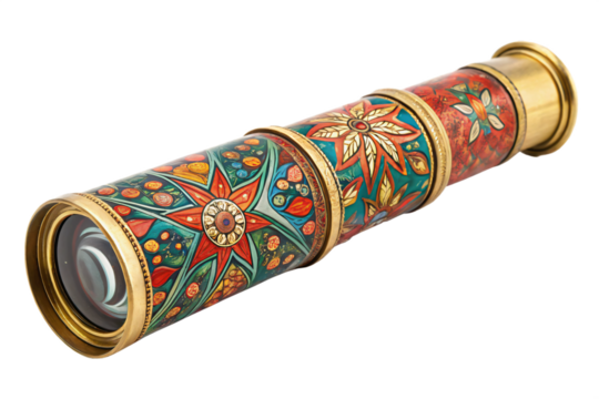 kaleidoscope, isolated PNG transparent background