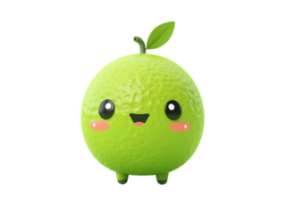 whole lime and lime slices,white background,