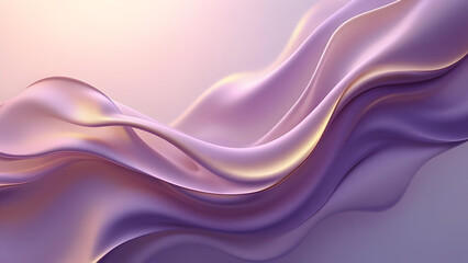 Abstract Purple and Gold Swirl Design