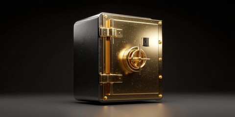 The gold camera is a high security device made of precious metals, designed to store valuable items safely.