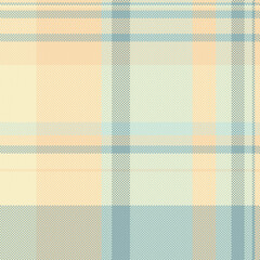 Subtle pastel plaid pattern in soft peach, beige, and blue hues. Ideal for textile design, fashion, and website backgrounds.