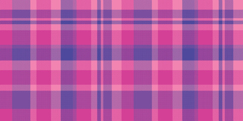 Vibrant pink and purple plaid pattern.  Perfect for textile design, fashion, website backgrounds, and print projects. This bold, energetic design offers a modern and stylish aesthetic.