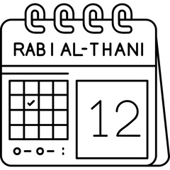 12th Rabi al-Thani Icon